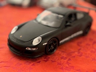 Modelbil, Welly Porsche 911 GT3 RS, skala 1:18, .Porsche 911 GT3 RS type 997, årg. 2012 - 2014 sort,