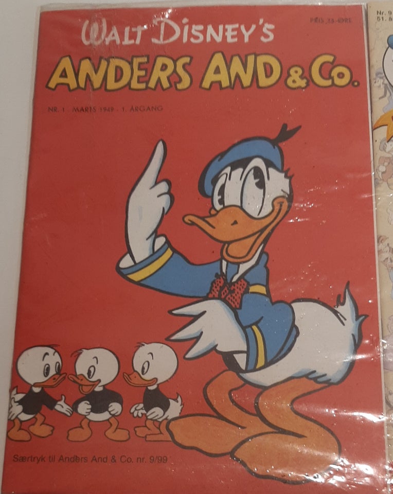 ANDERS AND JUBILÆUMUDGAVE, Walt Disney, Tegneserie