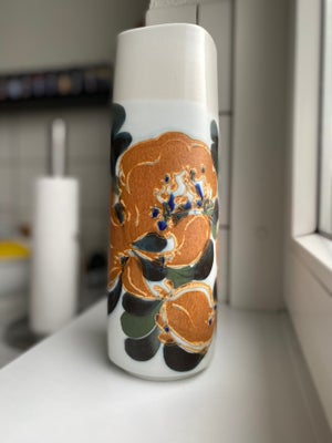 Porcelæn, Høj vase, Royal Copenhagen, Høj Unik vase, kan ikke finde magen til nogen steder.  Glasure
