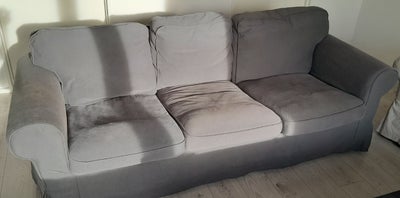 Sofa, bomuld, anden størrelse , Ektorp Ikea, Flyttesalg:

1 stk 2 pers sofa - beige betræk, 600 kr
2