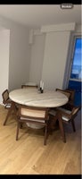 Travertin spisebord fra Fjord Interior