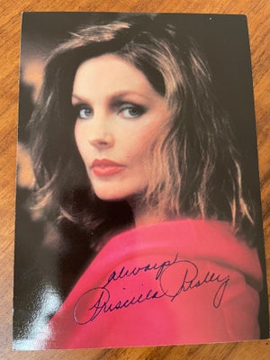 Autografer, Priscilla Presley ( 1 billede med autograf og 2 kort )