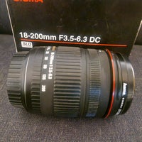 Zoomobjektiv, Sigma, Canon EF 18-200 1:3.5-6.3 DC