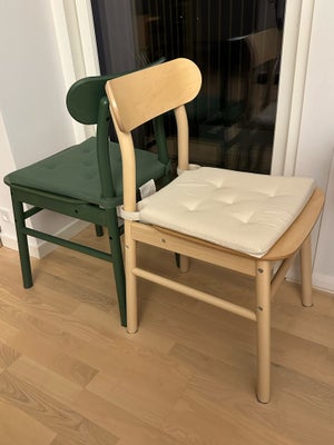 Køkkenstol, Træ, IKEA, IKEA RÖNNINGE stole it meget god stand
300dkk for hver, 500dkk for alle
Pude 