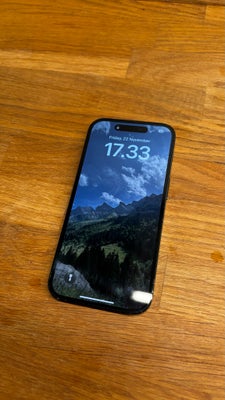 iPhone 14 Pro, 128 GB, sort, God, iPhone 14 Pro
128gb
Virker upåklageligt.


Har en skade på bagside