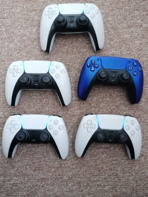 Control PS5, PS5, 5 stk. Control PS5

En for 200 og alle 5 for 800 kr.
 Den lyser men ved ikke virke