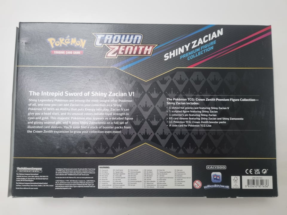 Pokemon Crown Zenith Shiny Zacian Premium Figure Collection, 1