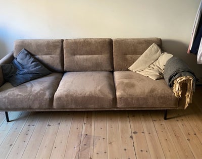 Sofa, fløjl, 3 pers. , Larvik sofa fra Ilva, Larvik sofa fra Ilva. Kun let brugt i et halvt år (i et