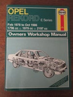 Reperationshåndbog, Haynes Opel Rekord E Series