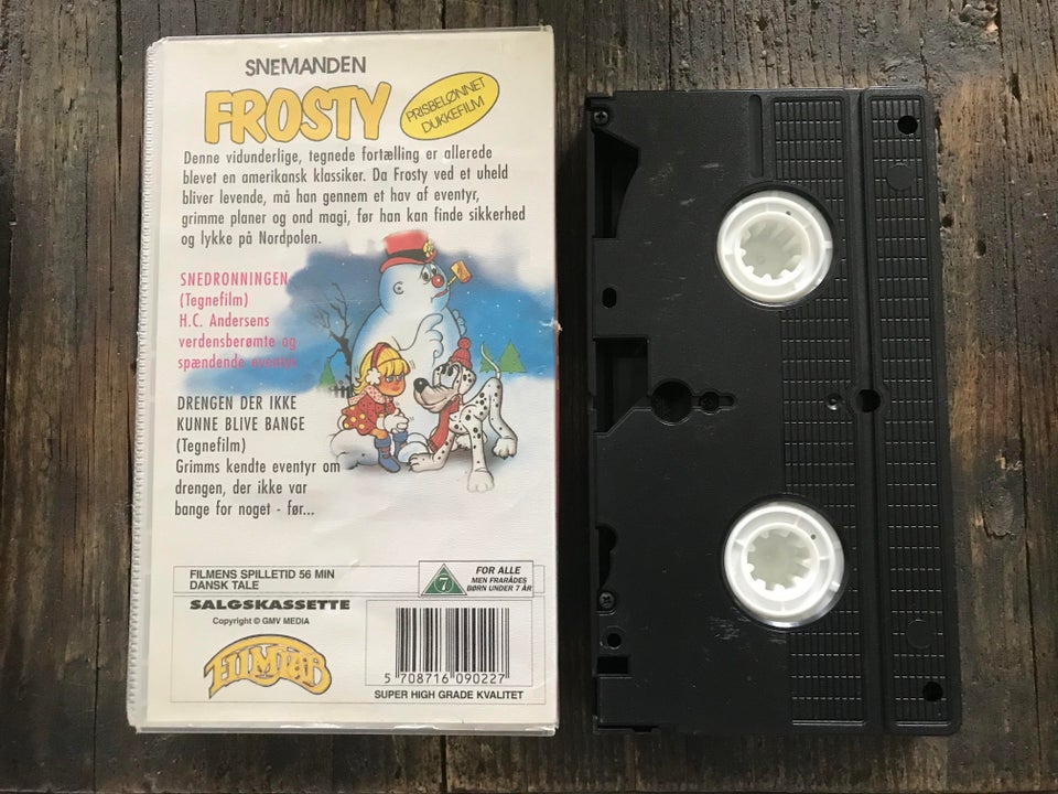 Børnefilm, Frosty, instruktør VHS