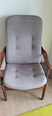 Hvilestol, stof, Ældre stol som kan ligge skrå