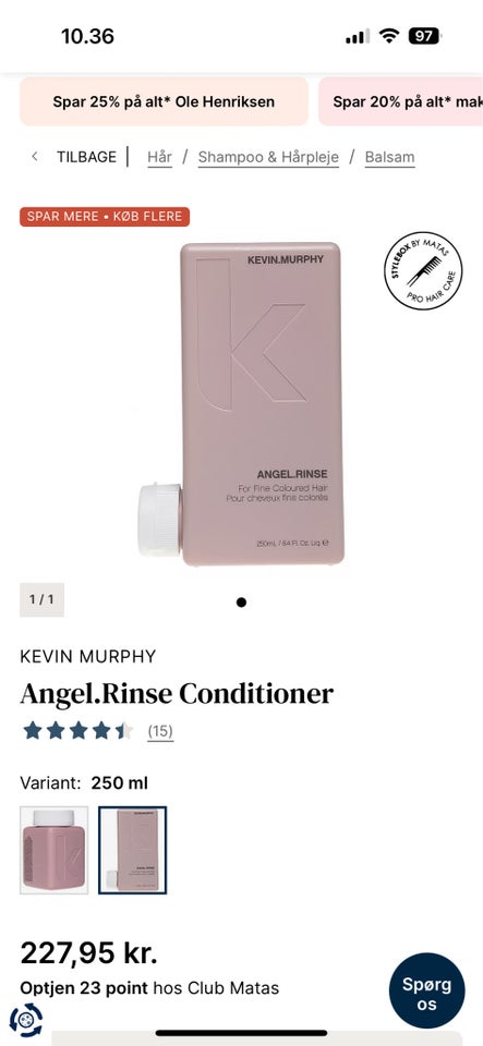 Hårpleje og tilbehør, Shampoo og conditioner , Kevin Murphy