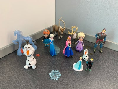 Samlefigurer, Figur samlefigur, Samling af Disney figurer fra Frost sælges samlet for kr. 80,- 