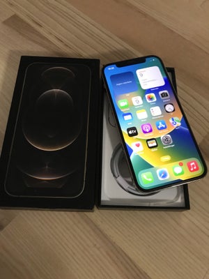 iPhone 12 Pro, 256 GB, guld, Perfekt, Phone 12 pro 256 GB 
velholdt og altid været iog med beskyttel