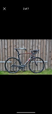 Herreracer, Python, 58 cm stel, 20 gear, Sælger en Python Aero-1 carbon racer cykel i størrelse 58.
