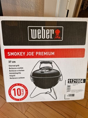 Kuglegrill, Weber Smokey Joe Premium, Sprit ny. Aldrig åbnet
Kan afhentes i  Brøndbyøster