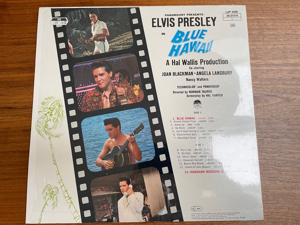 LP, Elvis , Blue Hawaii