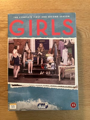 Girls sæson 1-2, DVD, TV-serier, Sæson 1-2 i papkassette. Afhentes i Korsør. Ellers sender jeg gerne
