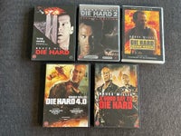 Die Hard 1-5, DVD, action