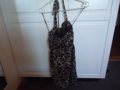 Anden kjole, ONLY, str. M,  Leopard,  Polyester,  Ubrugt