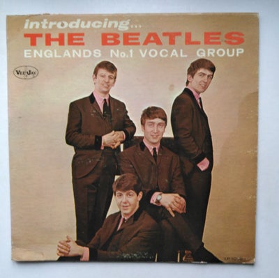 LP, Beatles, Introducing, 
Originalt album udgivet 1964 i USA på VeeJay Records VJLP 1062
De første 