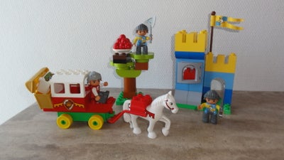 Lego Duplo, H6... Ridder og røver ved borgen ( 10569), Med brugsspor.  Derfor den lave pris
Sender g