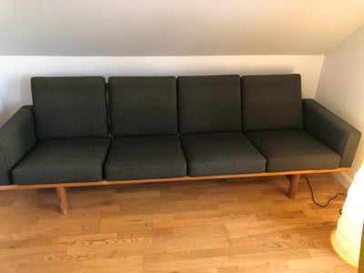 Sofa, 4 pers. , HANS WEGNER, Den fineste Hans J Wegner sofa 

Betrukket med grøn stof. ORIGINALT, 
s