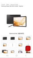Samsung, Samsung galaxy tab s8.5g 128gb, 10.5 tommer