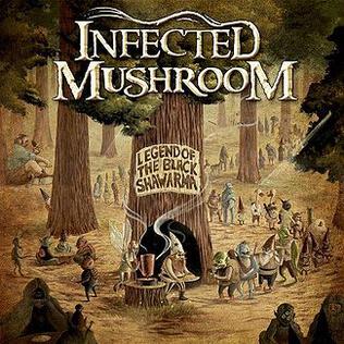 Infected Mushroom: Legend of the black shawarma, electronic, SØGER DENNE CD !