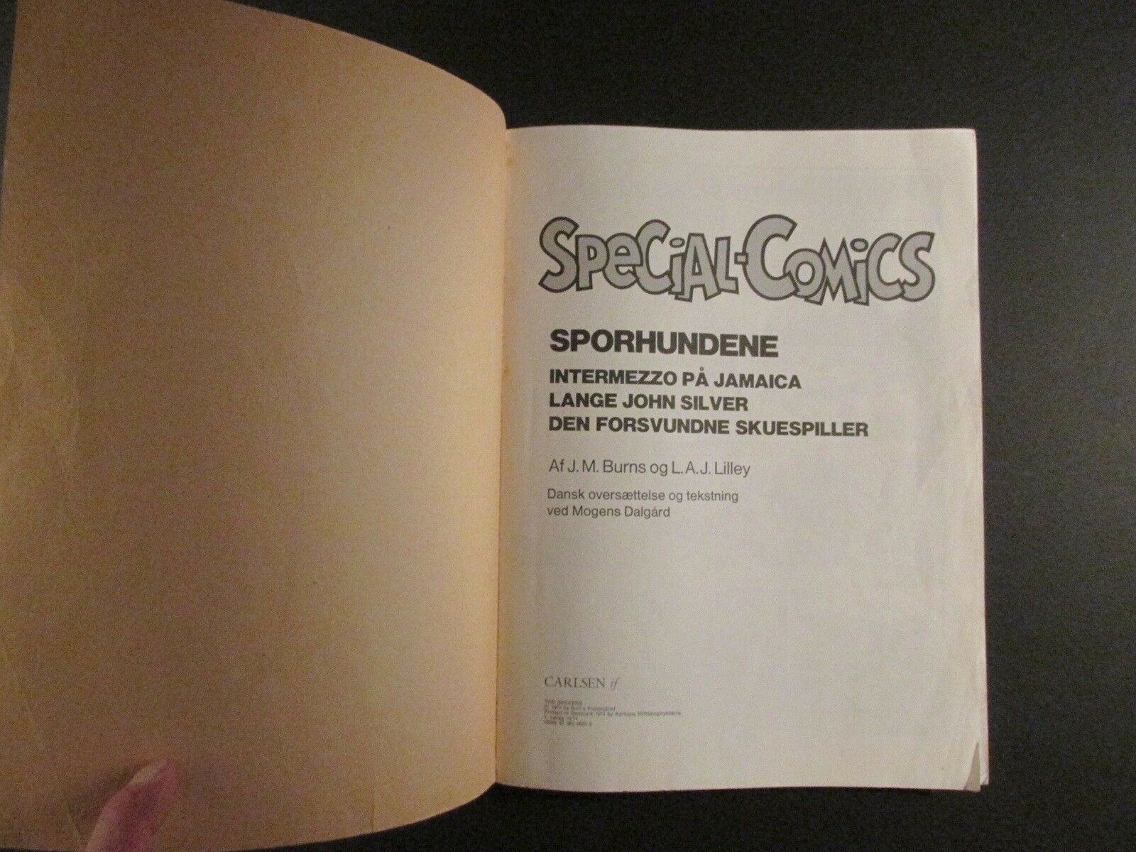 Tegneserier, Special-Comics 3