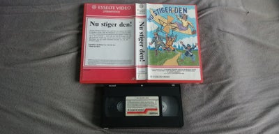 Komedie, NU STIGER DEN på ultra-sjælden udlejnings VHS, 
Gammel dansk Ellehammer-lystspil NU STIGER 