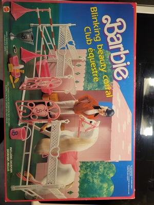 Barbie, Retro tilbehør, Retro tilbehør fra 1980'erne i super velholdt stand og med alle dele intakt.