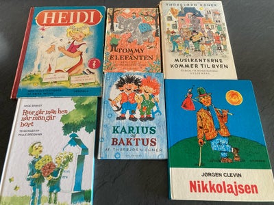 Bl.a Karius og baktus, Thorbjørn Egner, Ældre børnebøger, nogle er noget slidte da de er læst meget,