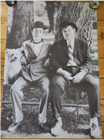 Plakat, motiv: Gøg og Gokke, Laurel and Hardy