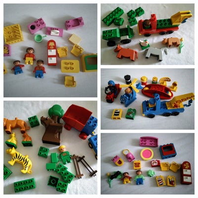 Lego Duplo, Sæt med zoo dyr, dyrepasser m.m. - 150 kr
Sæt med møbler, lille familie, trampolin - 150