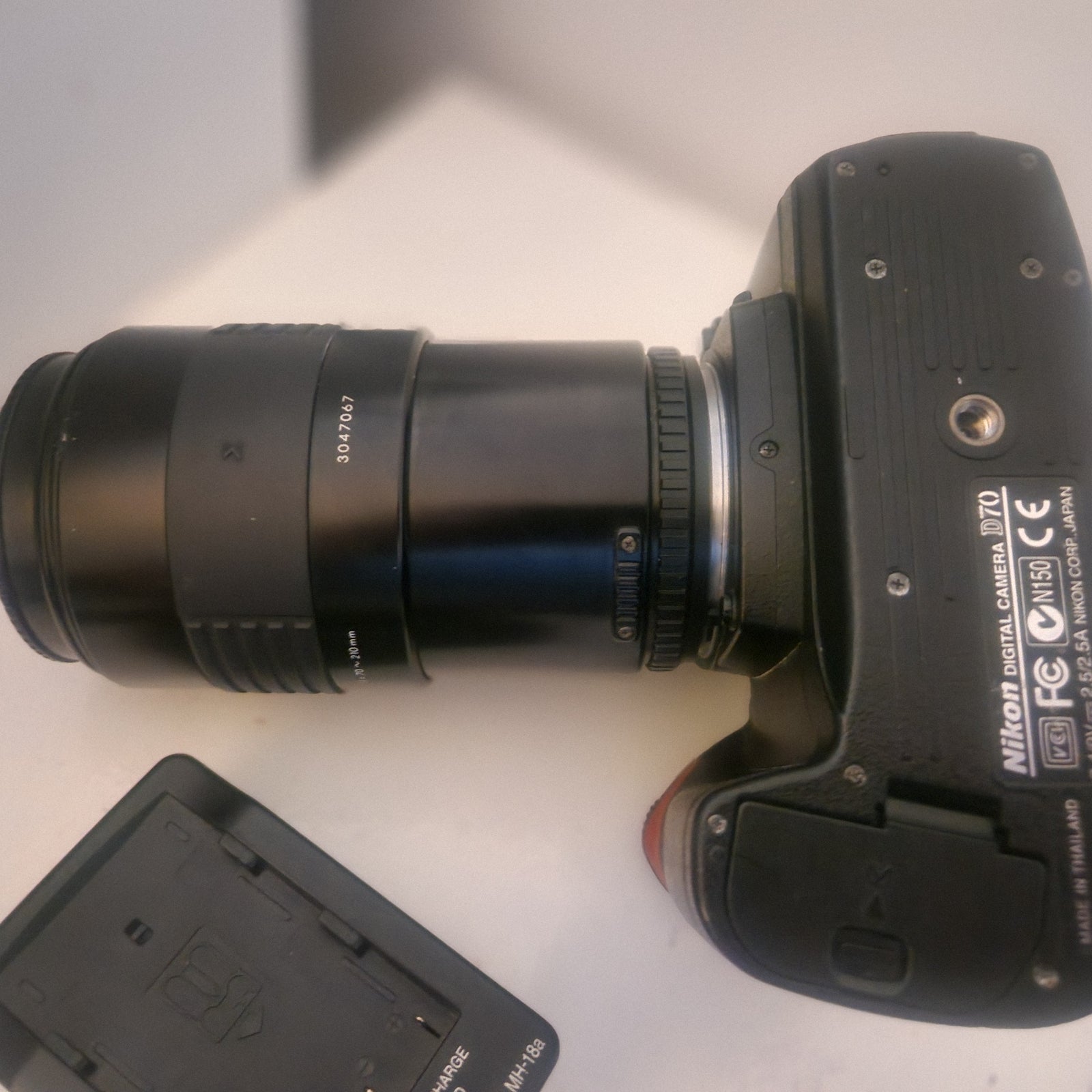 Nikon D70, spejlrefleks, (70-210) x optisk zoom