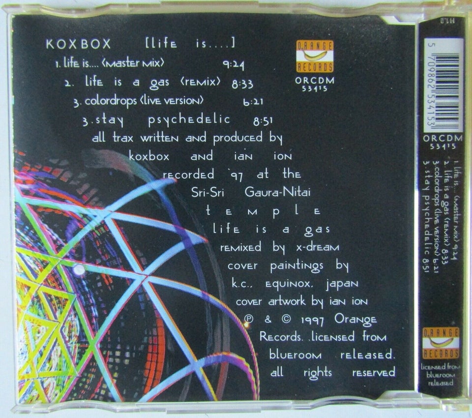 Koxbox: [Life Is....], electronic