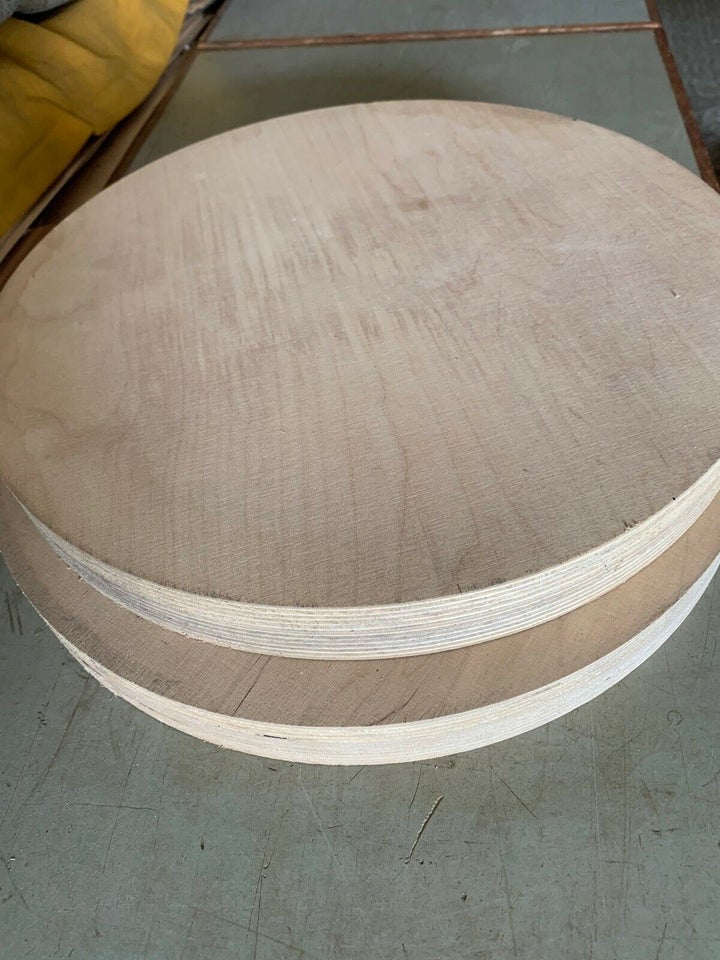 Andet, 34 mm tykke krydsfiner runde plader
