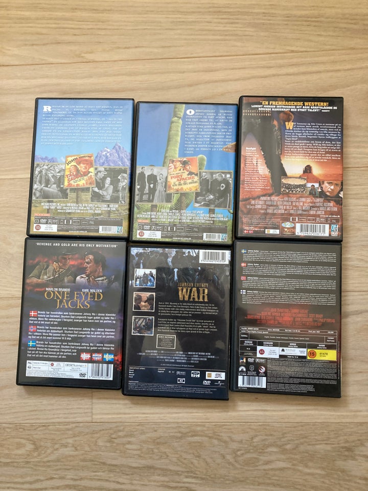 Blandede, DVD, western