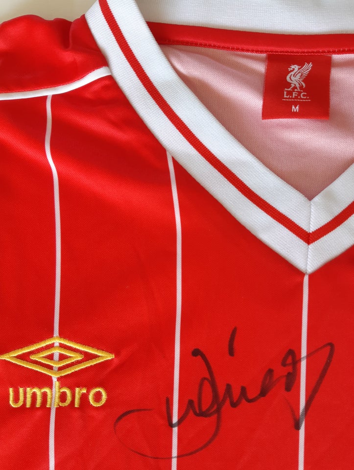 Fodboldtrøje, Liverpool FC, Signeret af John Aldridge