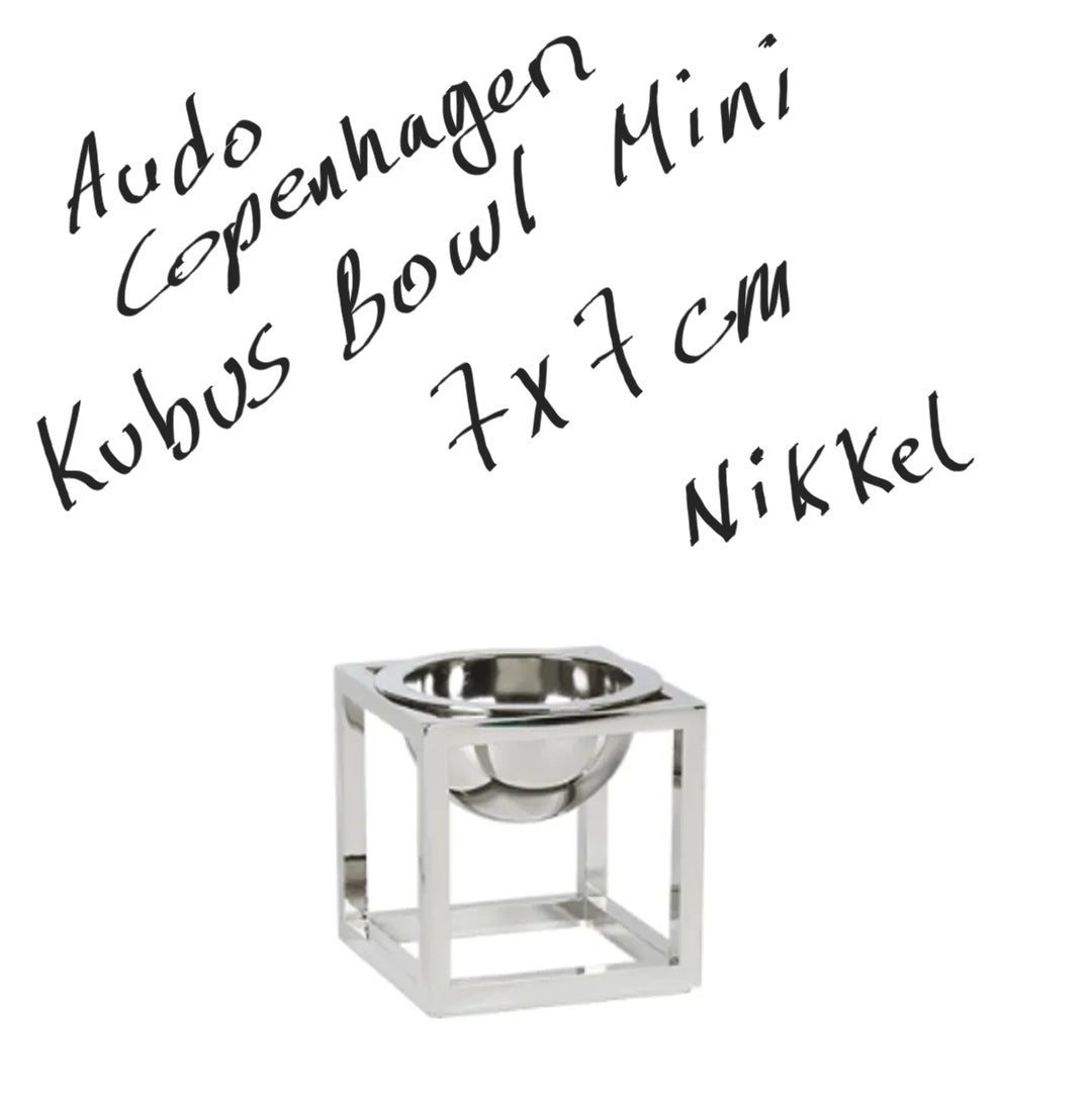 Kubus Bowl Skål Mini, By Lassen , Perfekt