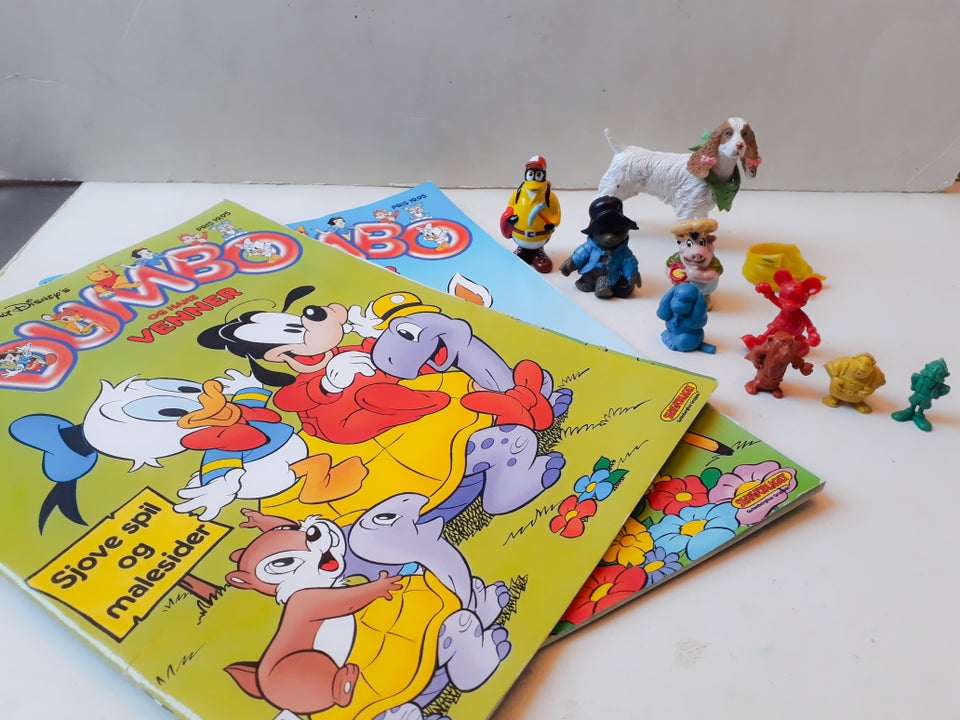 2 Dumbo Blade og 9 Figurer, Walt Disney, Tegneserie
