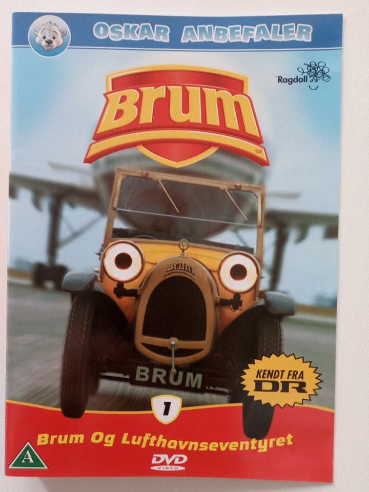 Brum og lufthavns eventyret, DVD, familiefilm