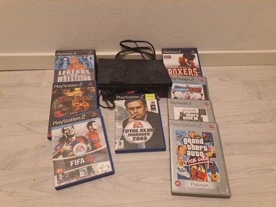 Playstation 2, God, Konsol med 8 GB memori kort og forskellige spil