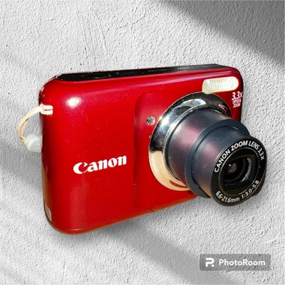 Canon, 10 megapixels, 3.3 x optisk zoom, God, The camera is in working condition.
It has some scratc