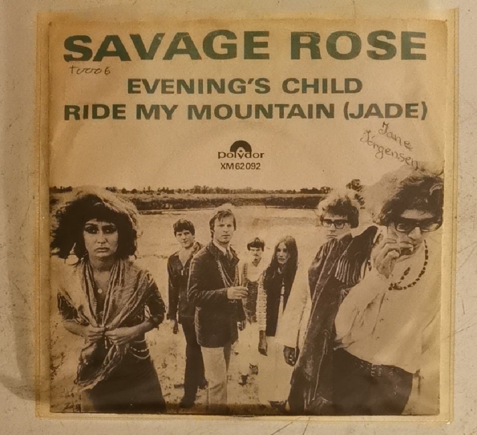 Single, 4 x The Savage Rose, Rock