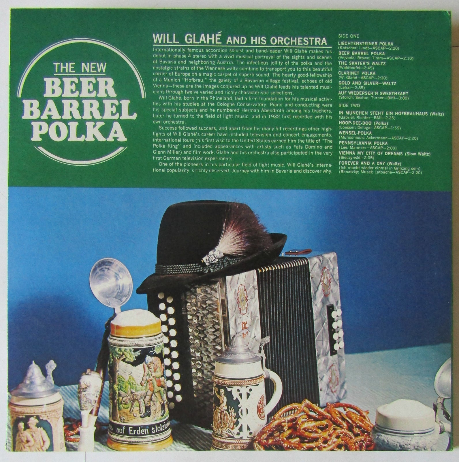 LP, Will Glahé and His Orchestra, The New Beer Barrel Polka