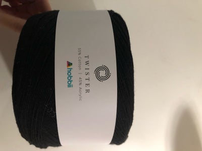 Garn, Twister, Farve 2, lot 0723. 
Ikke brugt, fra ikke-ryger hjem