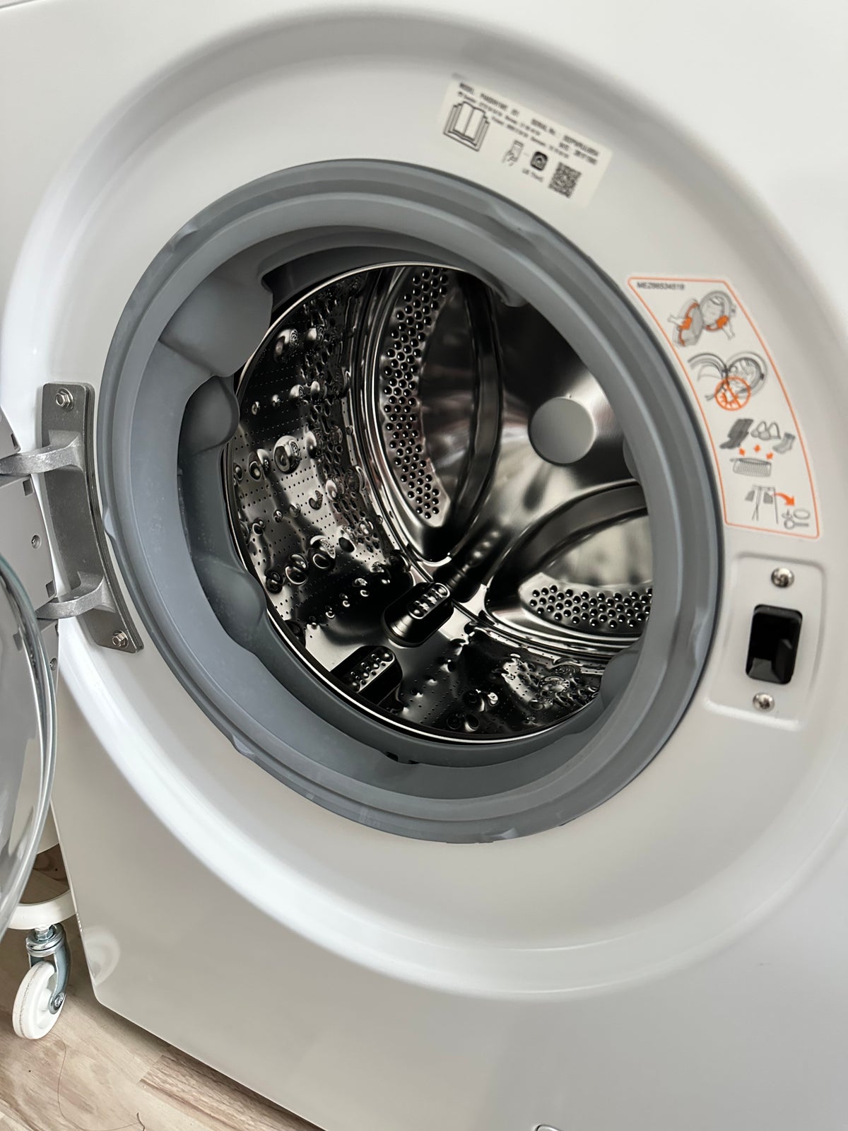 LG vaskemaskine, P4AQVH1WE, vaske/tørremaskine