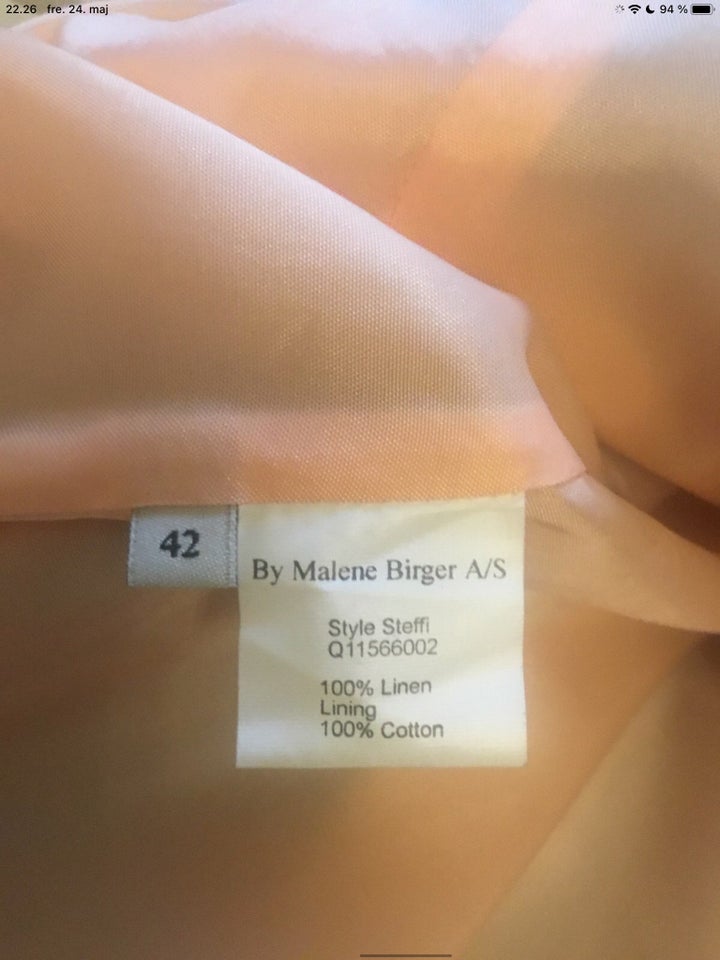 str. 42, By Malene Birger, 100% linen